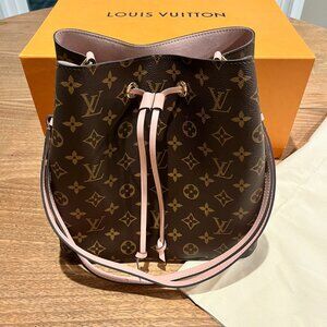 Louis Vuitton Néonoé MM Bucket Bag Rose Poudre